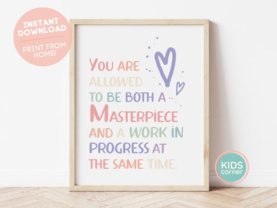 You Are Allowed To Be Both Positive Art Print