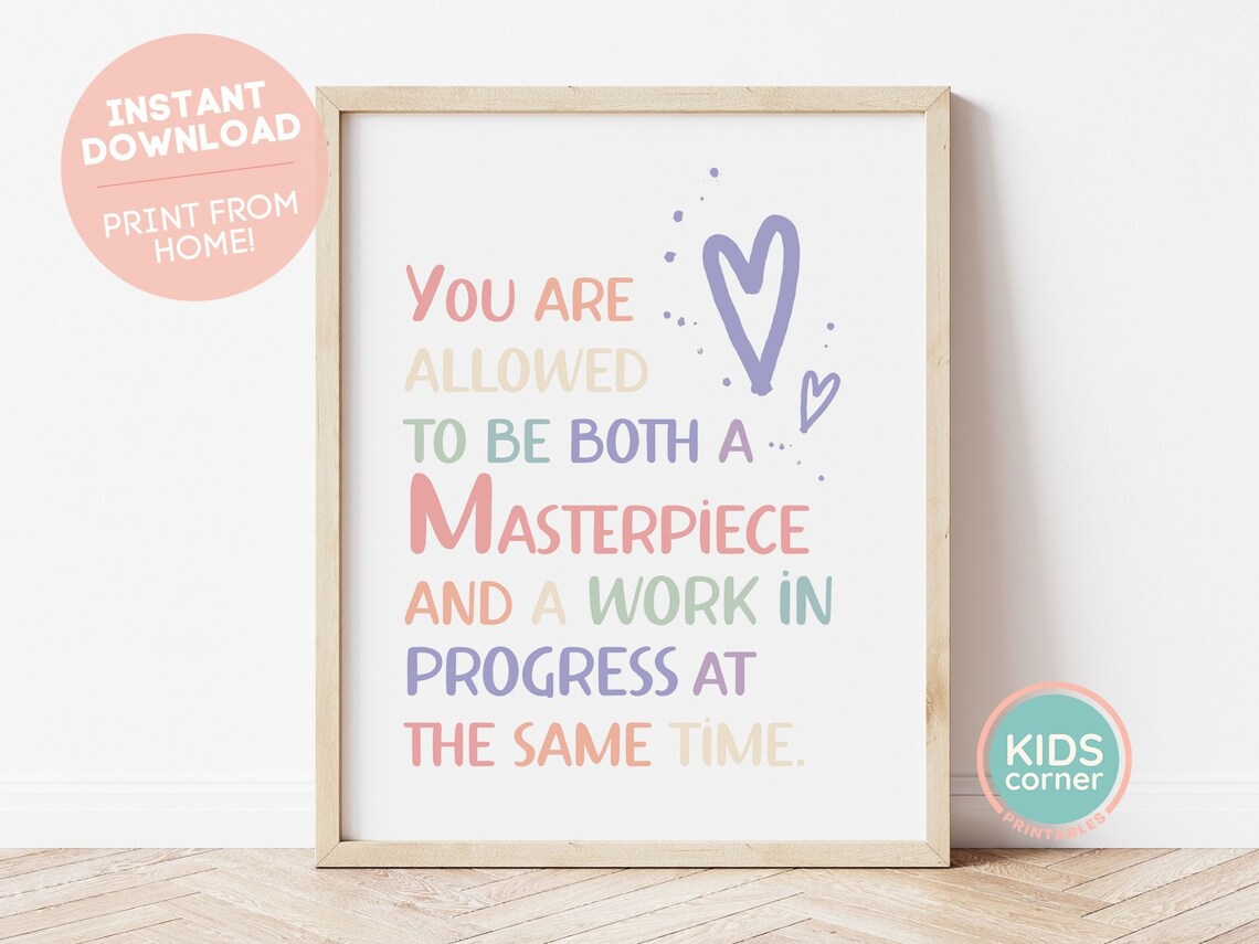 You Are Allowed To Be Both Positive Art Print