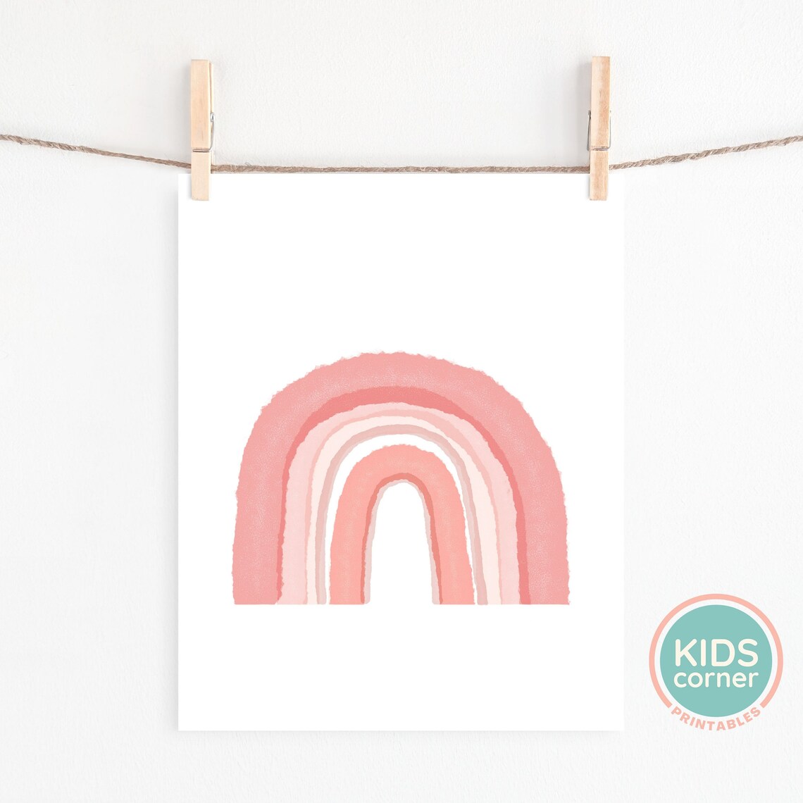 Rainbow Wall Art, Rainbow Nursery Decor Art Print - Image 2