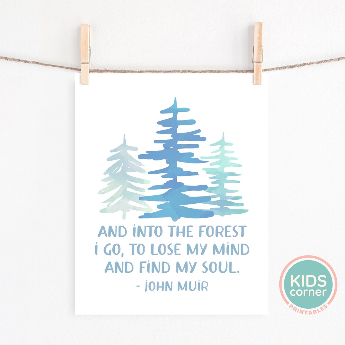 Into The Forest, John Muir Nature Art Print - Image 2