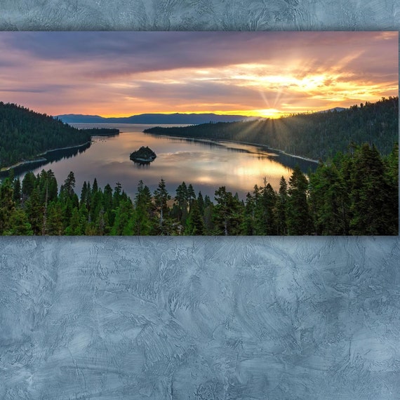 Forest The Sun Rise Wall Art Forest Sun Rise Poster Prints Art Forest Wall Art Decor Living Room Wall Art Decor
