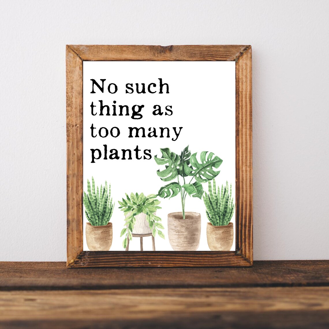 Funny Plant Lover Gifts Mom Succulent Art Print