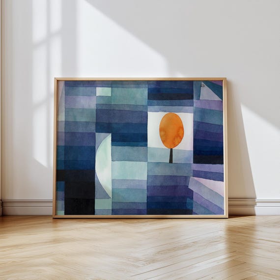 Paul Klee Print The Harbinger Of Autumn Vintage Wall Art