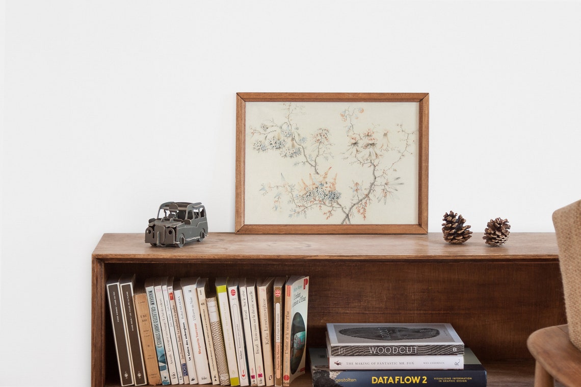 Cottagecore Botanical Floral Sketch Poster Print - Image 2