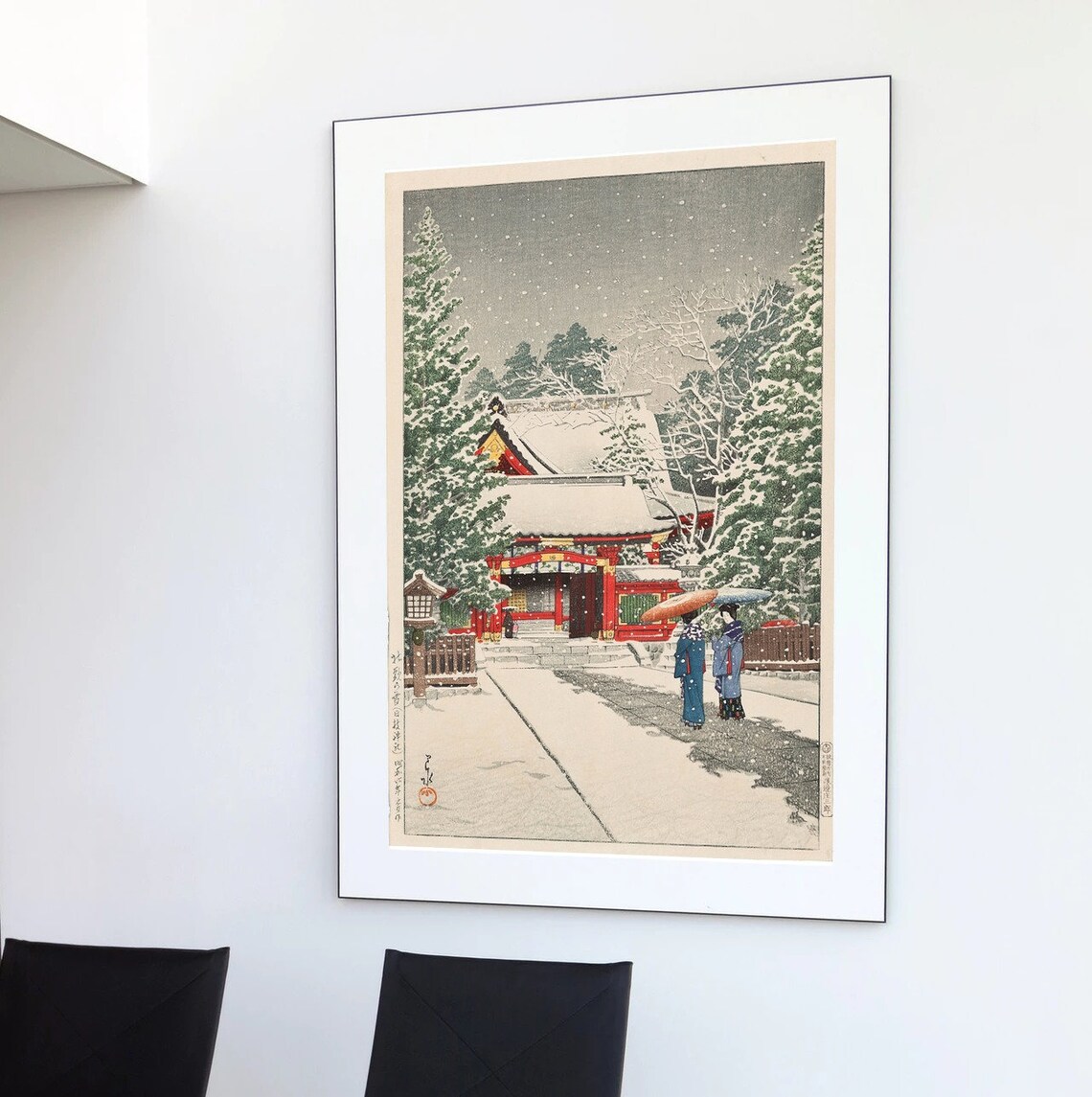 Japanese Antique Art Print Poster, Asian Decor
