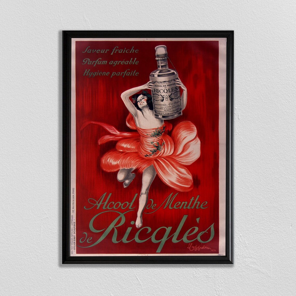 Leonetto Cappiello Vintage Paris Vodka Poster Print