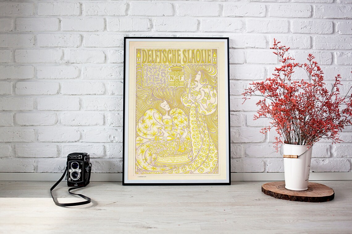 Paris Art Nouveau Print, Jan Toorop French Ad - Image 2