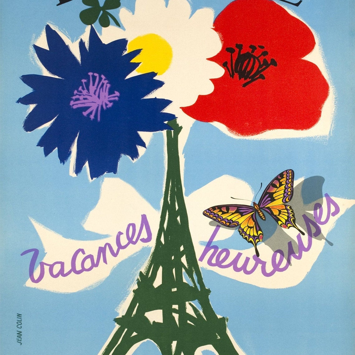 France Travel Poster Paris Wall Art Swiss Art Print France Print Italy Poster Eiffel Tower Poster Vintage Travel Summer Wall Art - Image 2