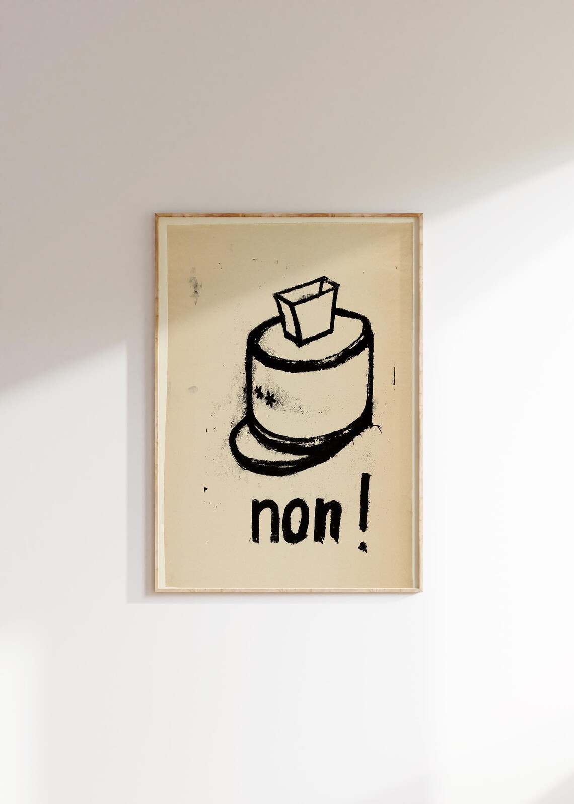 Make Art Not War Peace Quote Poster Print
