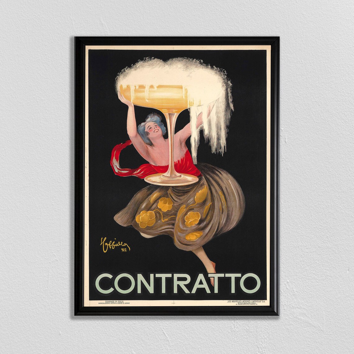 Paris Vintage Advertisement Poster, Art Deco Style