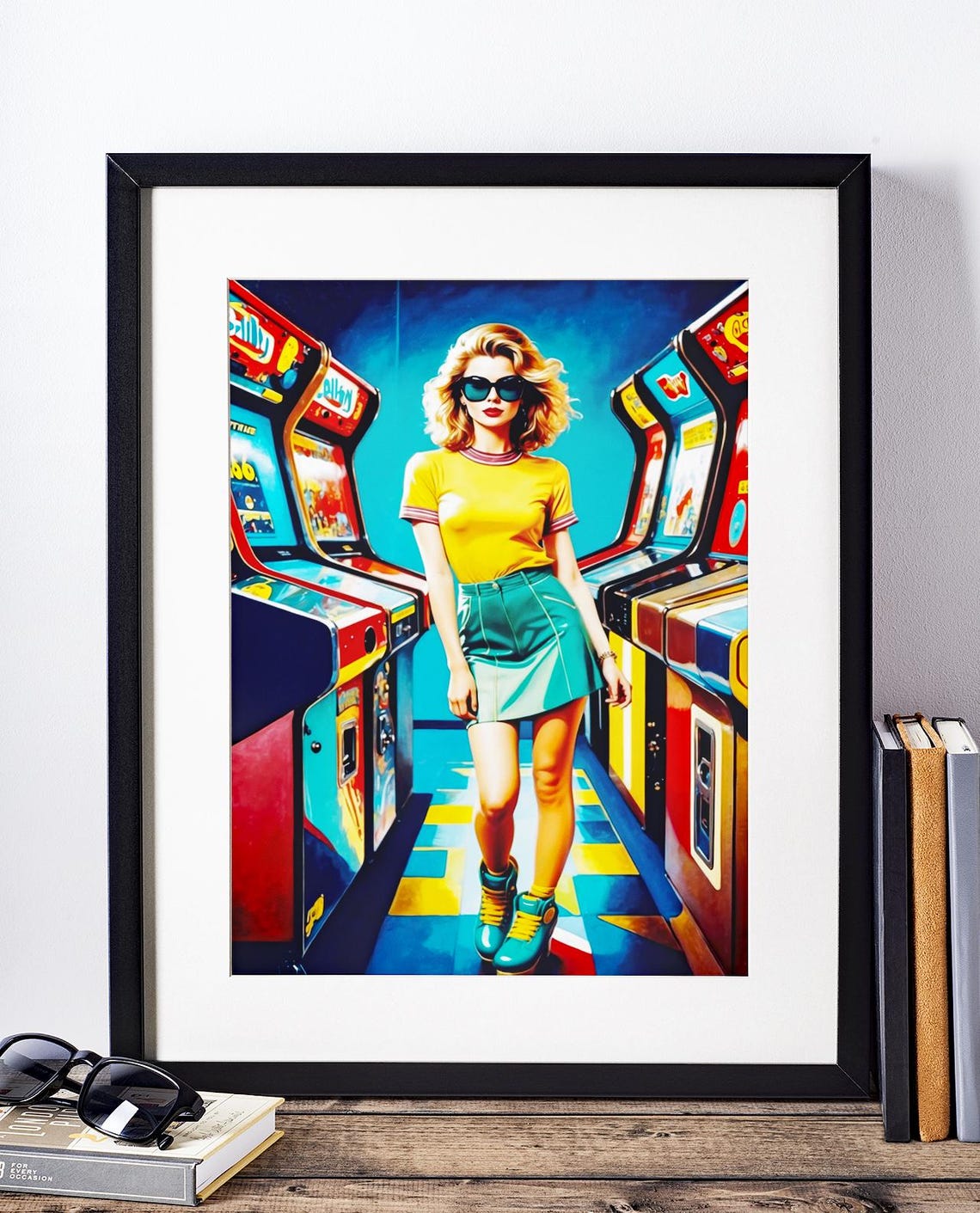 Elegant Woman, 1980s Vintage Fashion Poster - Image 3