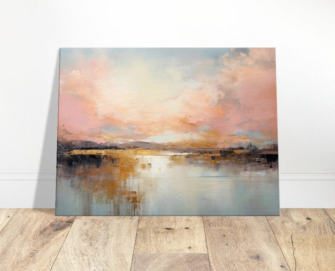 Stunning Pink Contemporary Travel Poster - Image 2