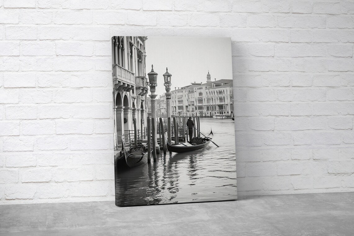 Venice Grand Canal Vintage Travel Poster