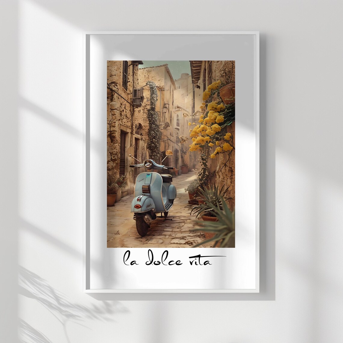 La Dolce Vita Italian Quote, Minimalist Typography - Image 6