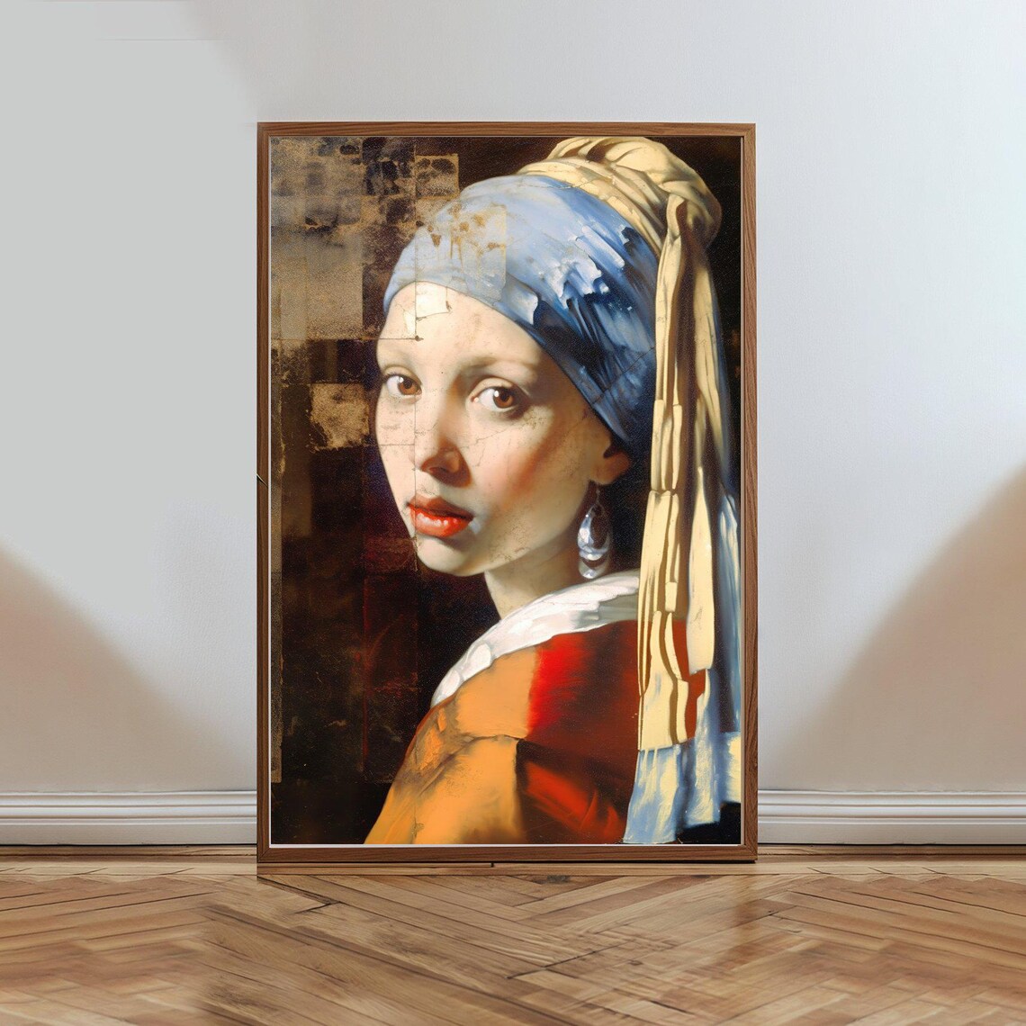 Vermeer Girl with a Pearl Earring Classic Masterpiece Art Poster