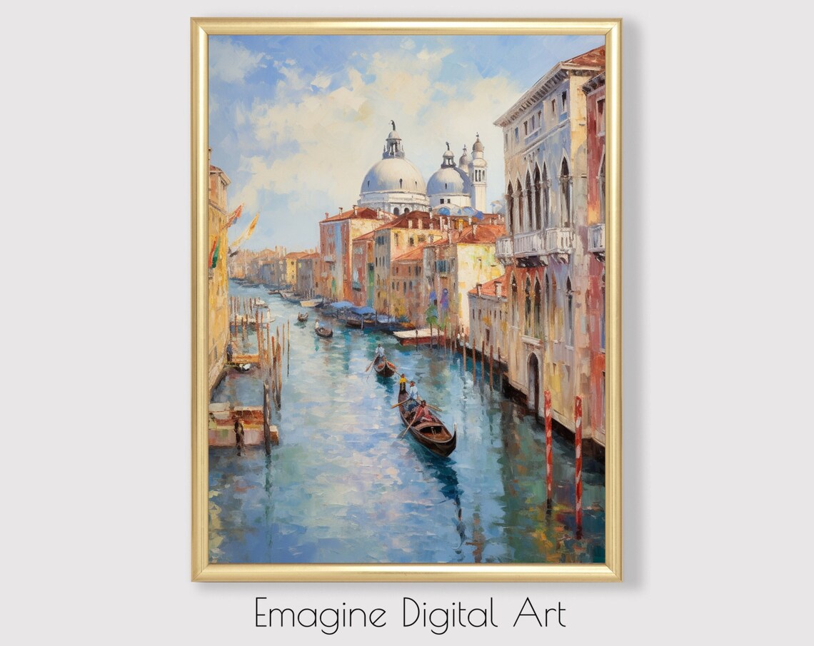 The Grand Canal in Venice, Travel Poster