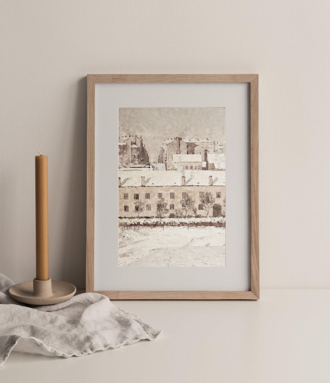 Stockholm In Winter Vintage Travel Poster - Image 4