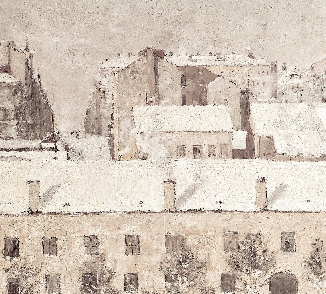 Stockholm In Winter Vintage Travel Poster - Image 3