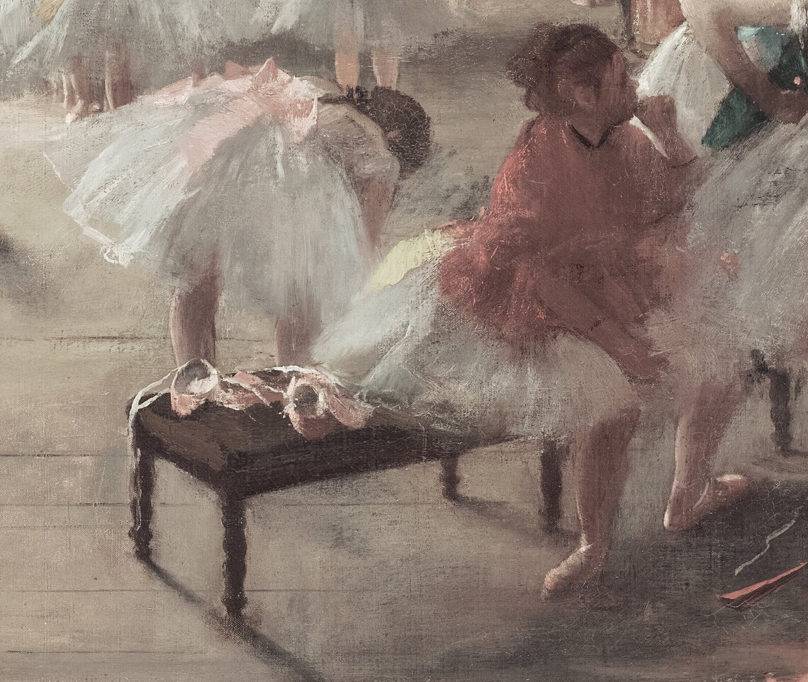 Degas Dance Class Vintage Ballet Art Print - Image 2