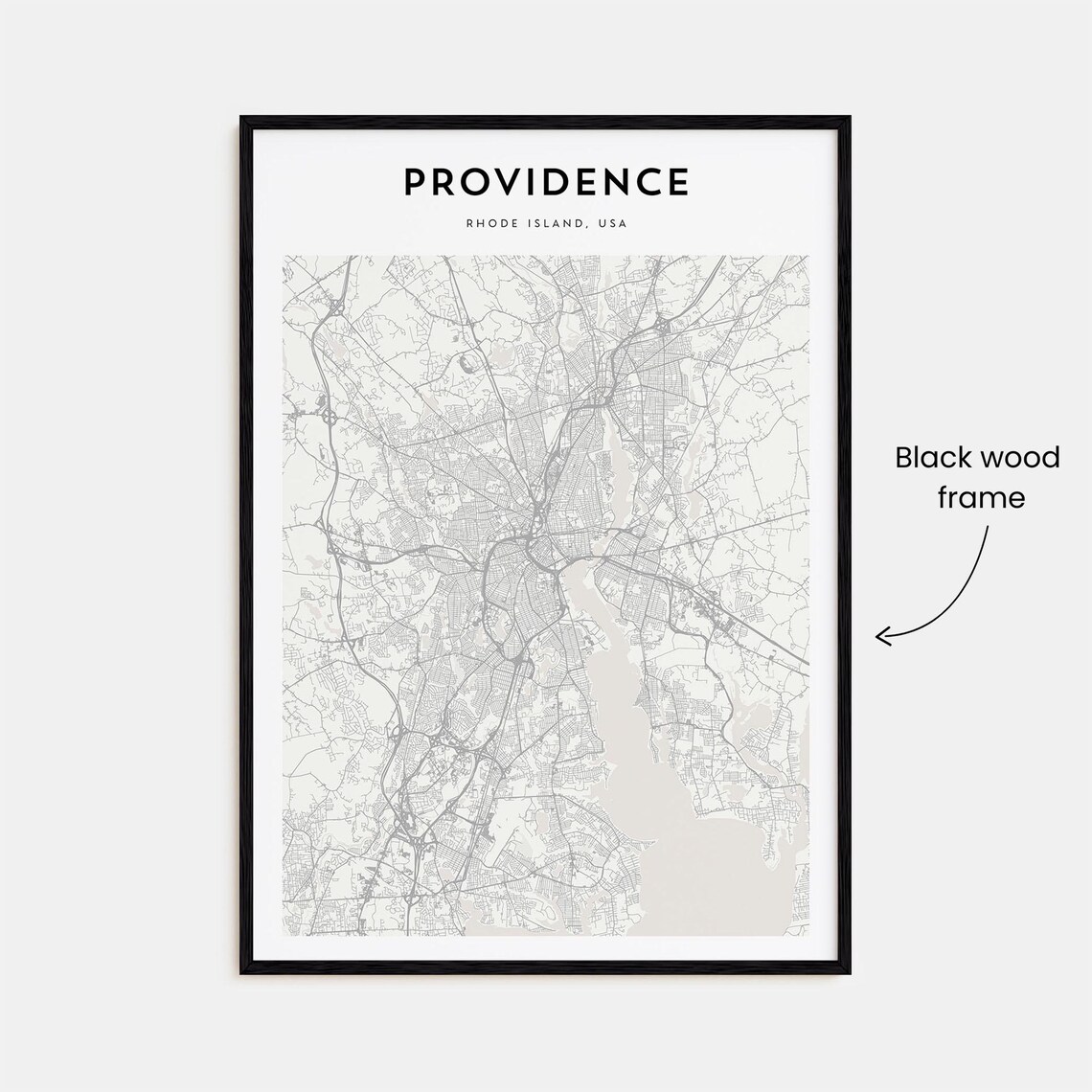Providence Map Travel Poster, Personalized Map Art - Image 3