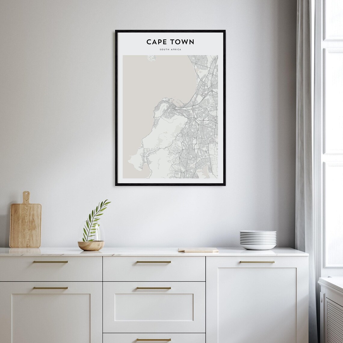 Cape Town Personalized Map Travel Poster - Image 2
