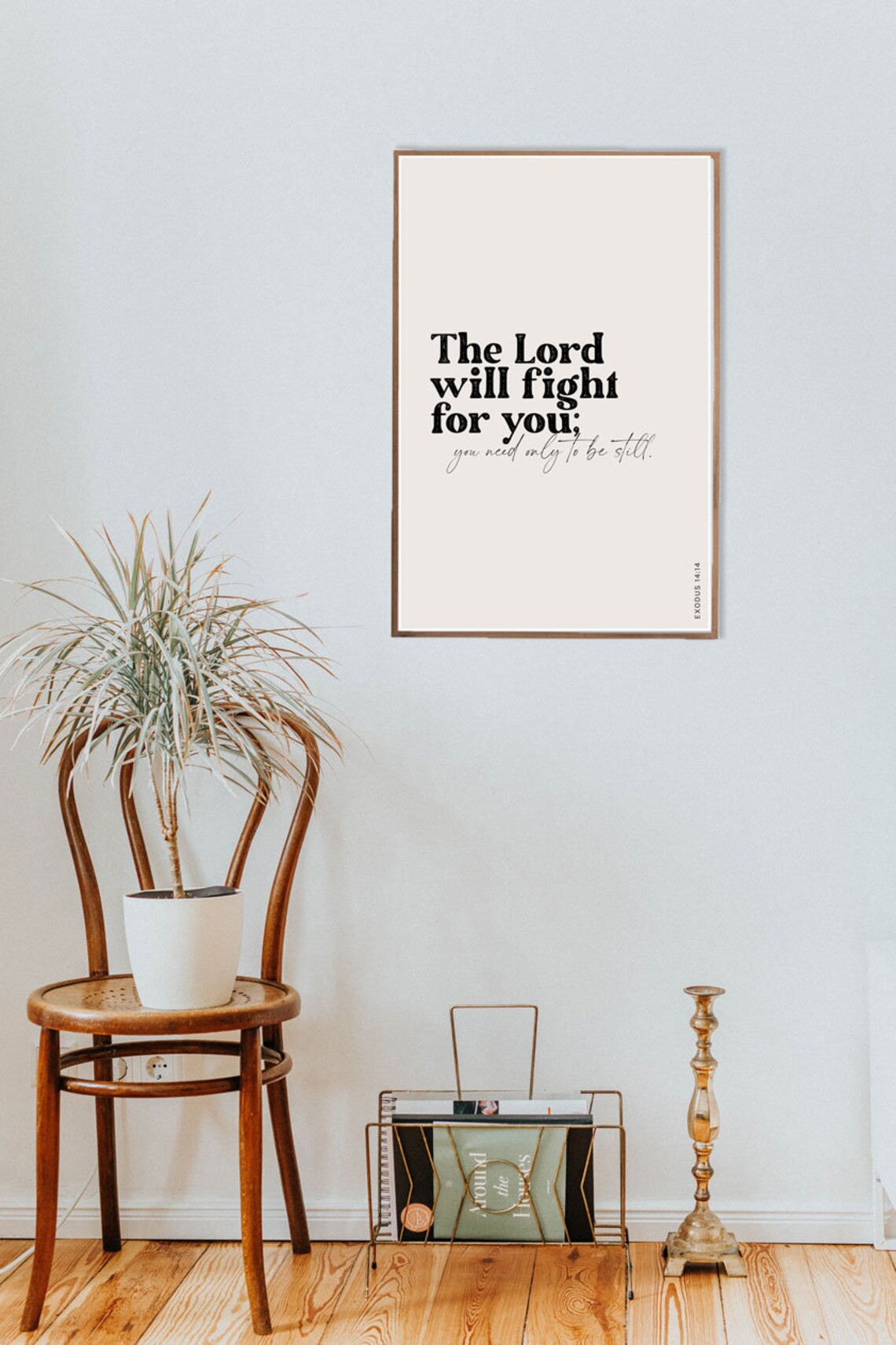 The Lord Will Fight for You, Exodus 14:14 Art Print - Image 5