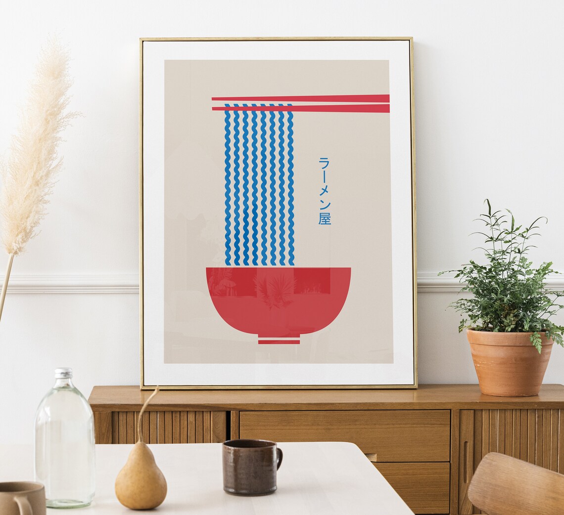 Japanese Ramen Art Print, Ramen Lover Poster - Image 5