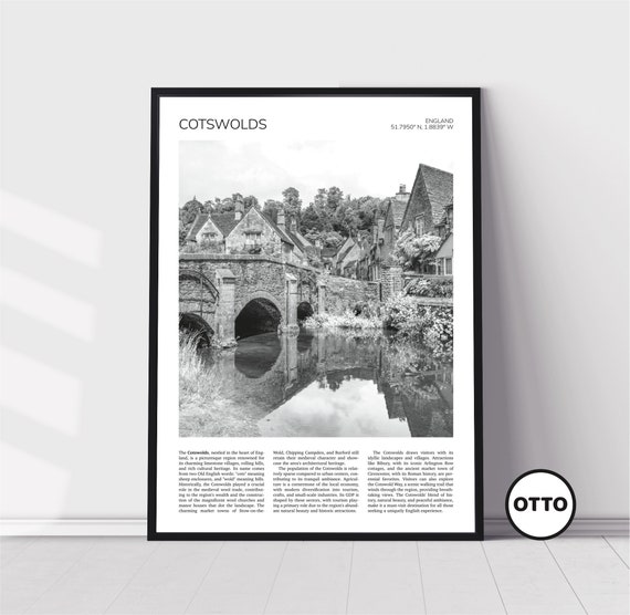 Cotswold Wall Art The Cotswolds Home Decor Print Castle Combe Art Travel Poster Artful Photo Travel Gift Memento Idea England Uk