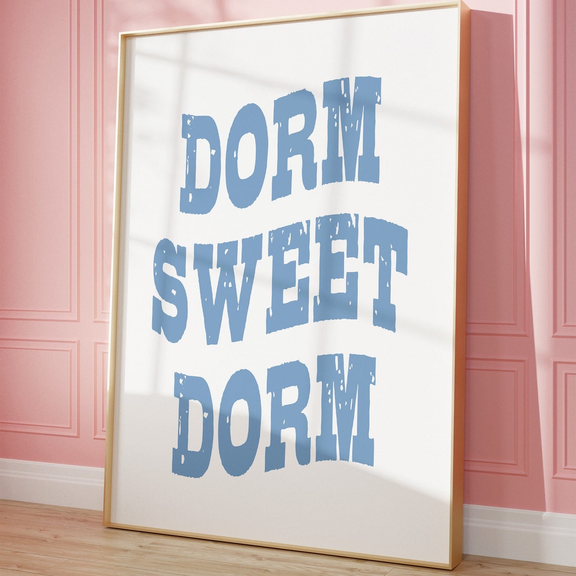 Dorm Sweet Dorm Trendy Cowgirl Wall Art Cowgirl Coastal Blue Western Inspired Wall Art Trendy College Gallery Wall Art Poster - Image 2