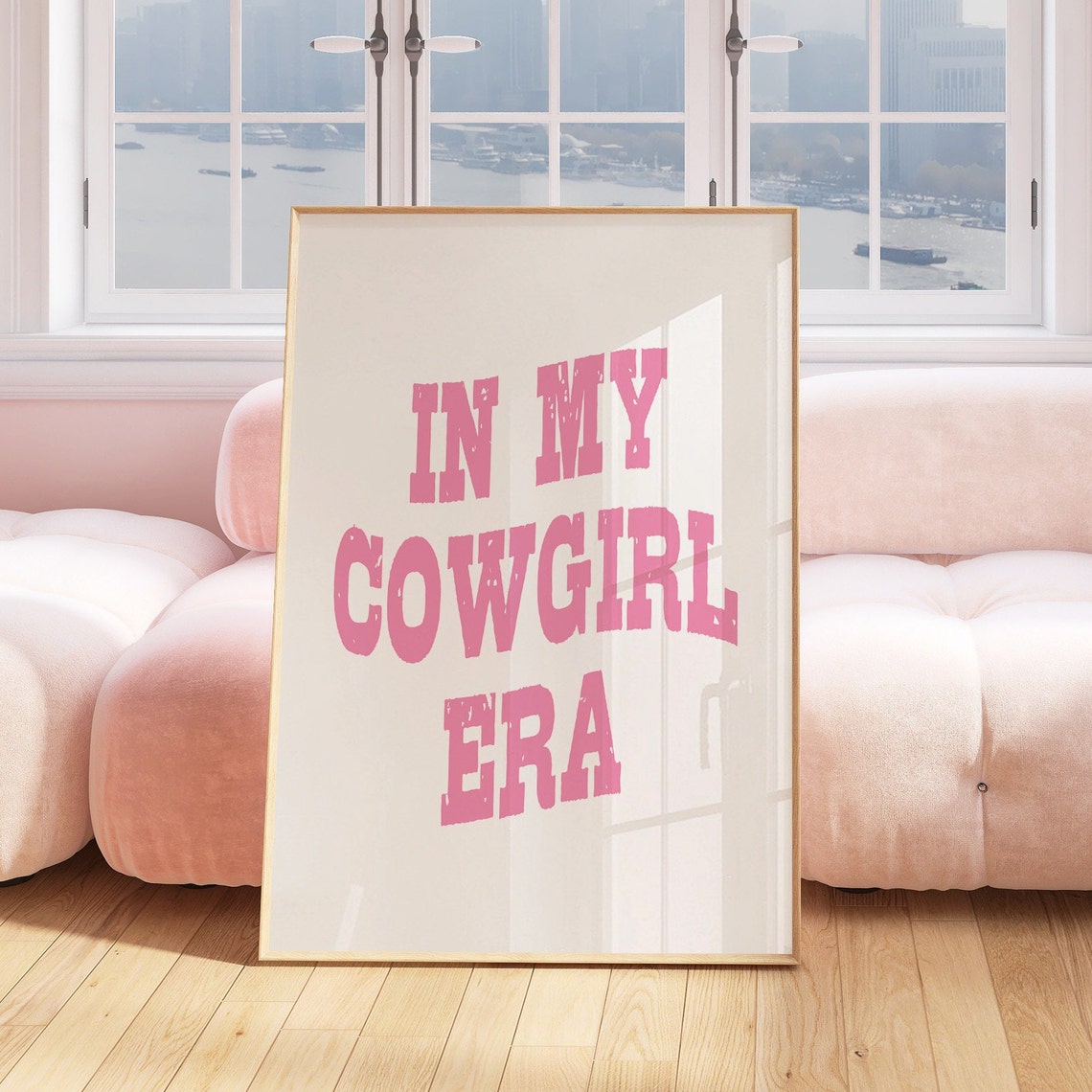 In My Cowgirl Era Wall Art Print Trendy Cowgirl Wall Art Cowgirl Coastal Pink Western Inspired Wall Art Trendy College Gallery Wall Art - Image 2