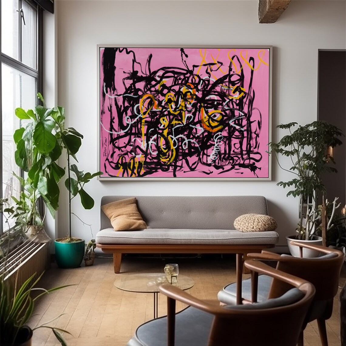 Abstract Chaos II by Ron Deri, Modern Art Print - Image 6