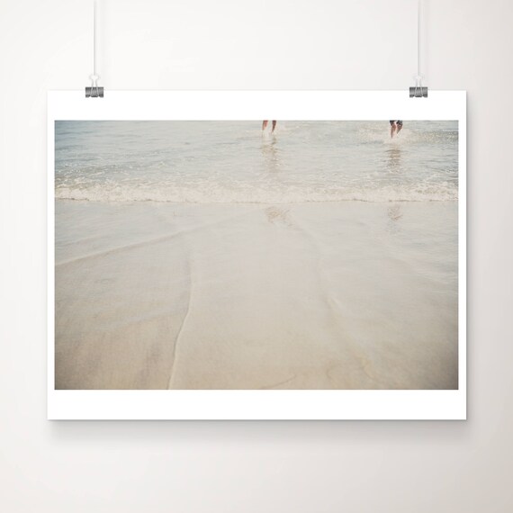 Coronado Beach Soft Shoreline Waves San Diego Ocean Travel Poster