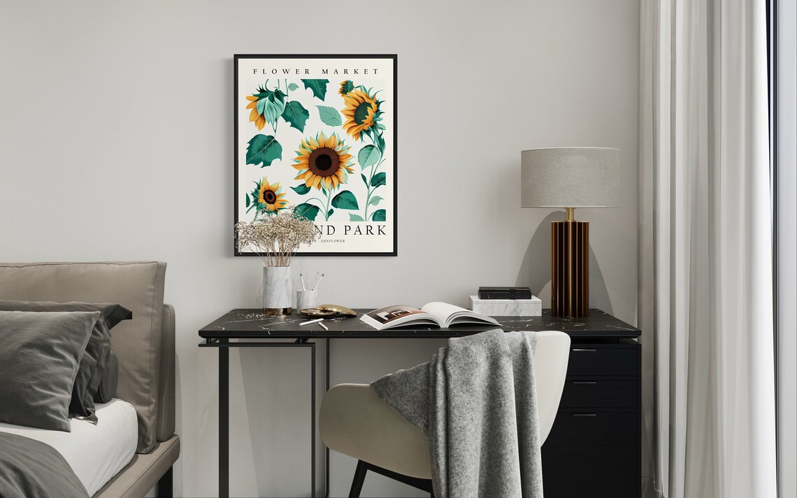 Overland Park Kansas Flower Market Art Print - Image 3
