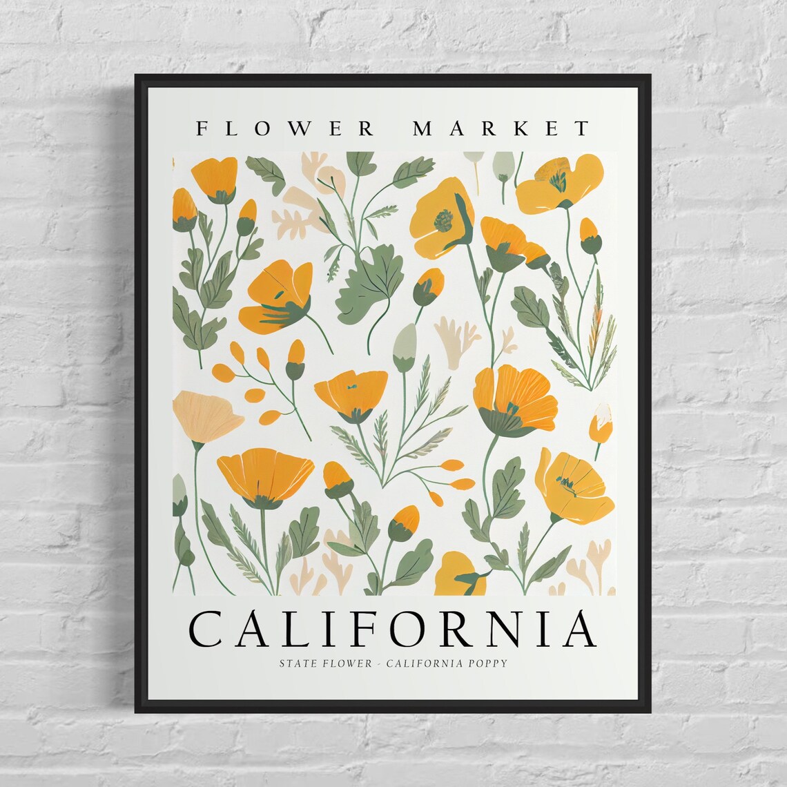 California State Flower California Poppy Art Print