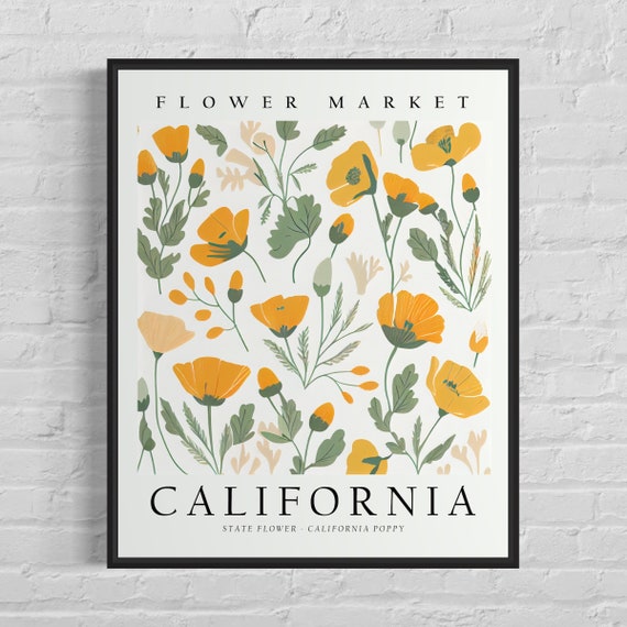 California State Flower California Poppy Art Print