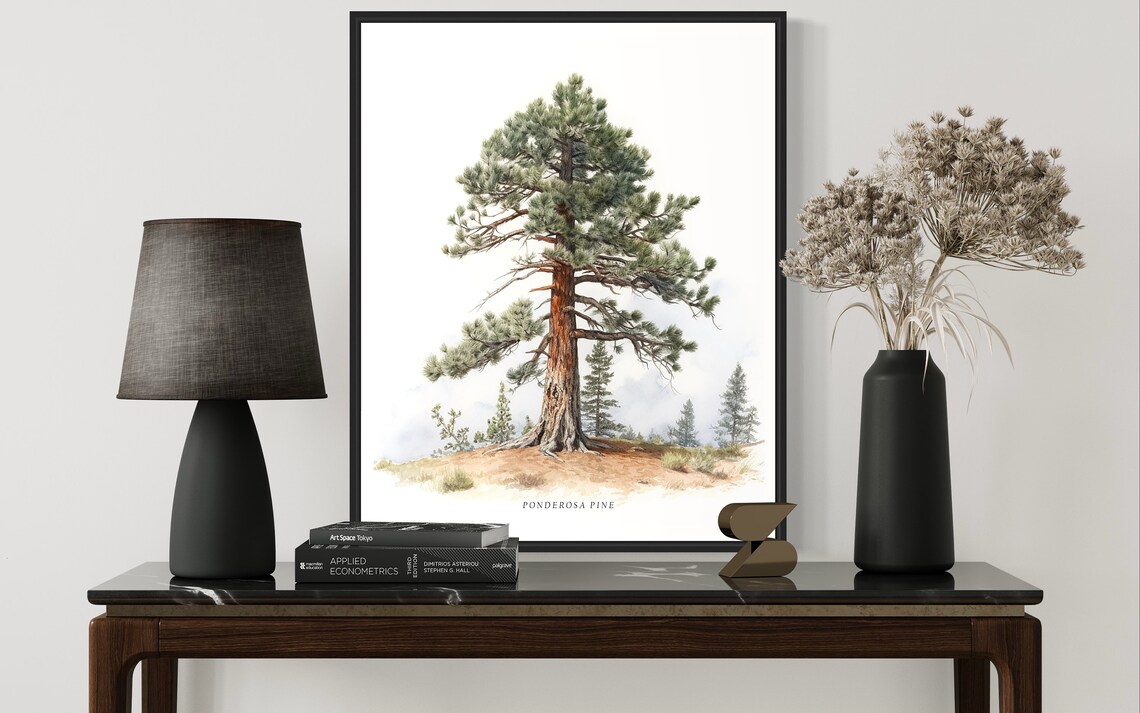 Ponderosa Pine Tree Art Print, Nature Wall Decor - Image 3