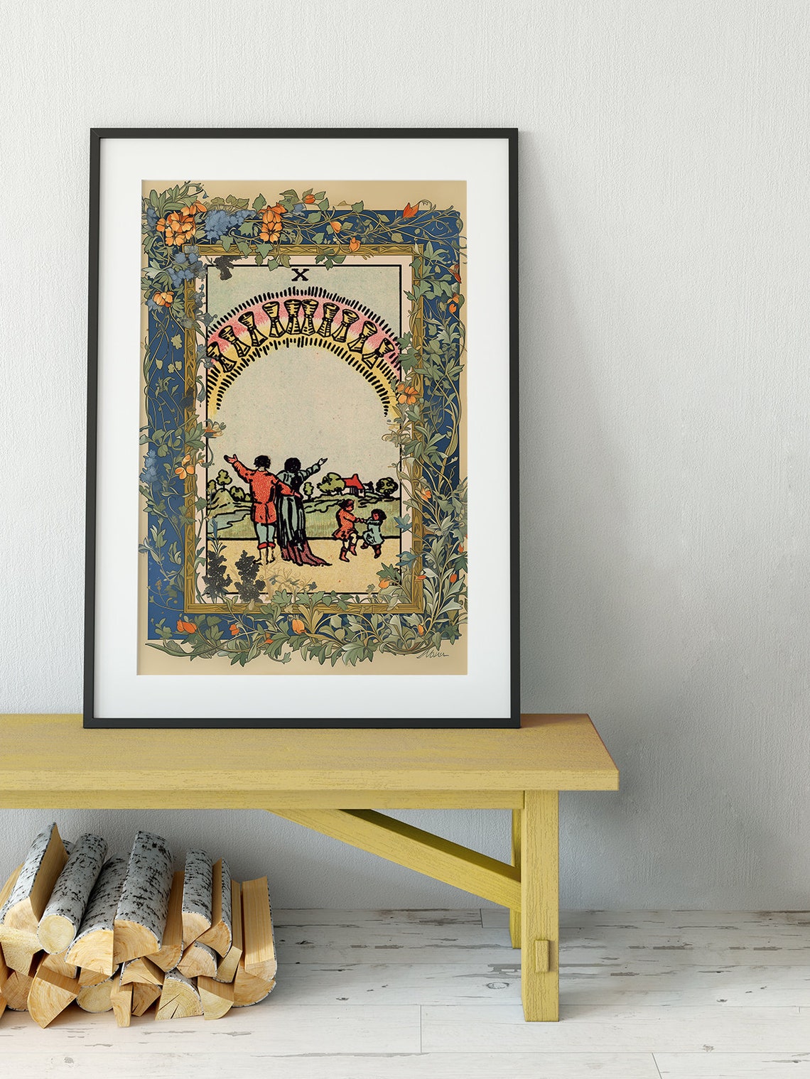 Ten of Cups Tarot Card Art Print - Image 4