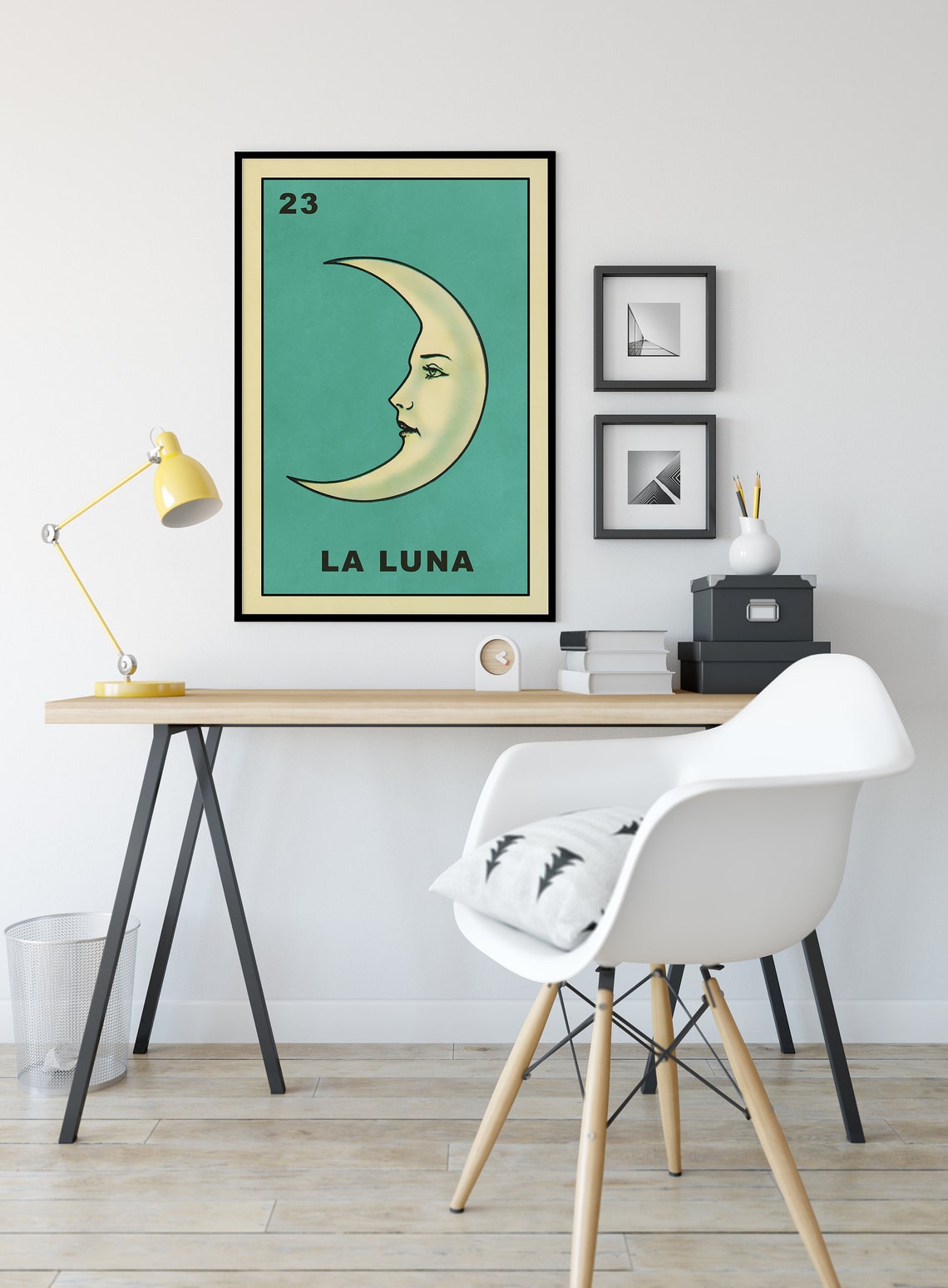 La Luna Moon Print, Celestial Wall Art - Image 3