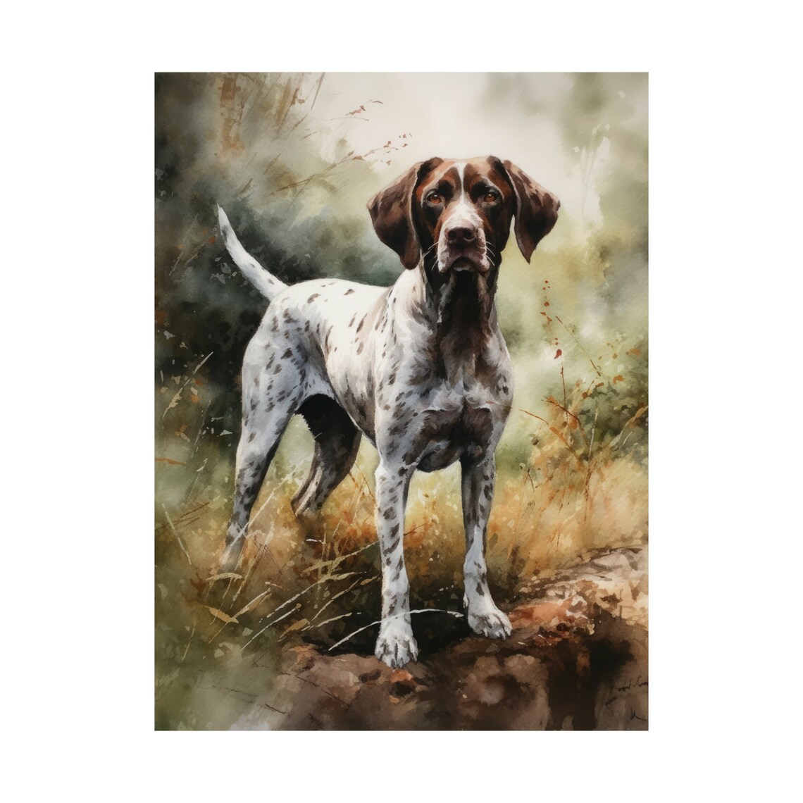 Pointer Dog Art Print Dog Wall Art Animal Art Print Animal Art Poster Dog Lover Gift Colorful Animal Wall Art Cool Dog Art - Image 4