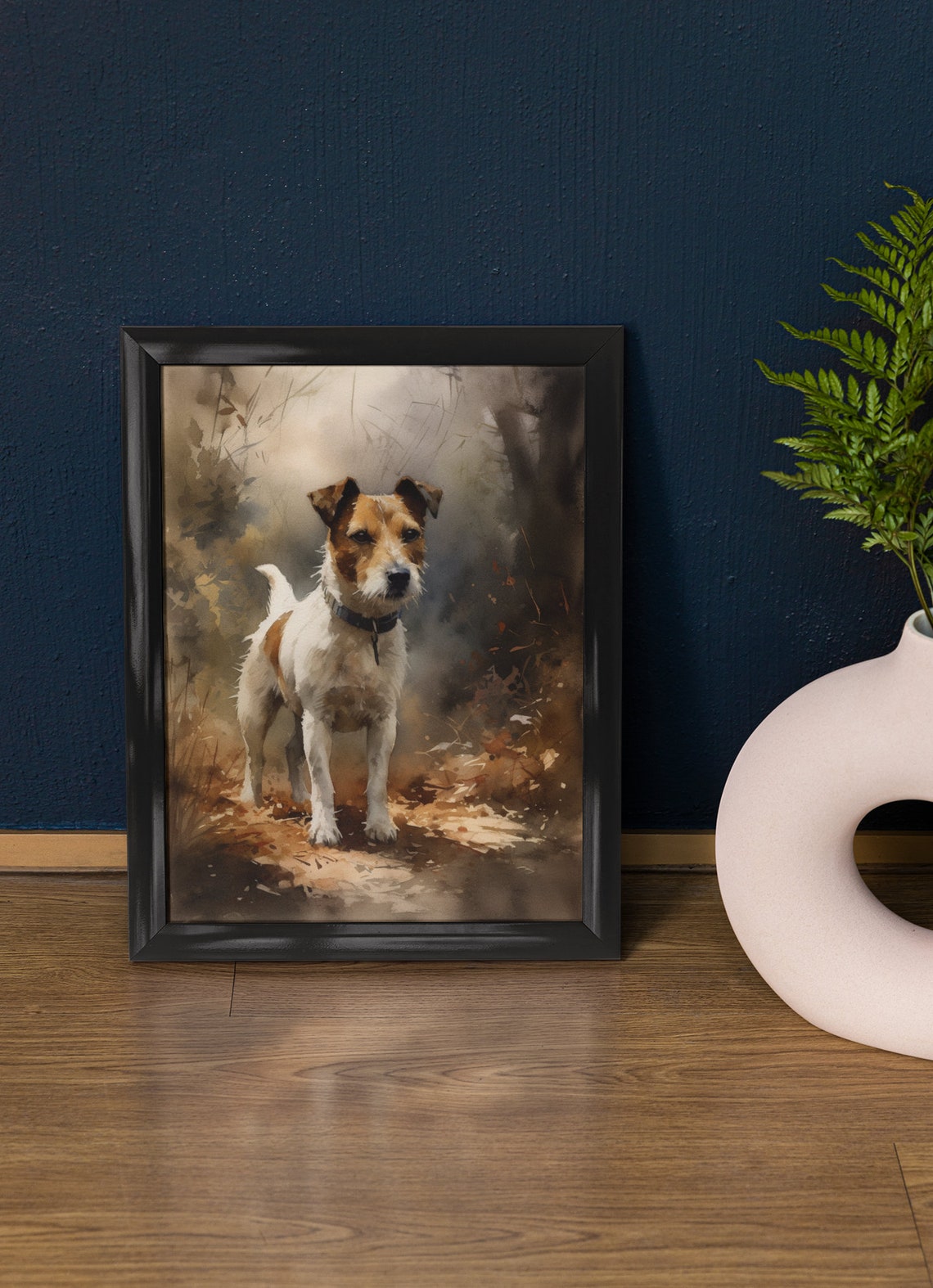 Parson Russell Terrier Dog Art Print Dog Wall Art Animal Art Print Animal Art Poster Dog Lover Gift Colorful Animal Wall Art Cool Dog
