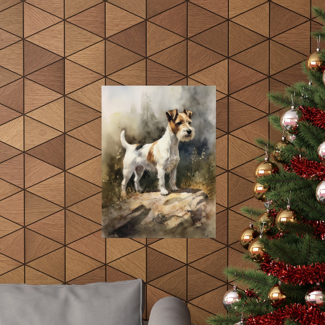 Parson Russell Terrier Dog Art Print Dog Wall Art Animal Art Print Animal Art Poster Dog Lover Gift Colorful Animal Wall Art Cool Dog - Image 3