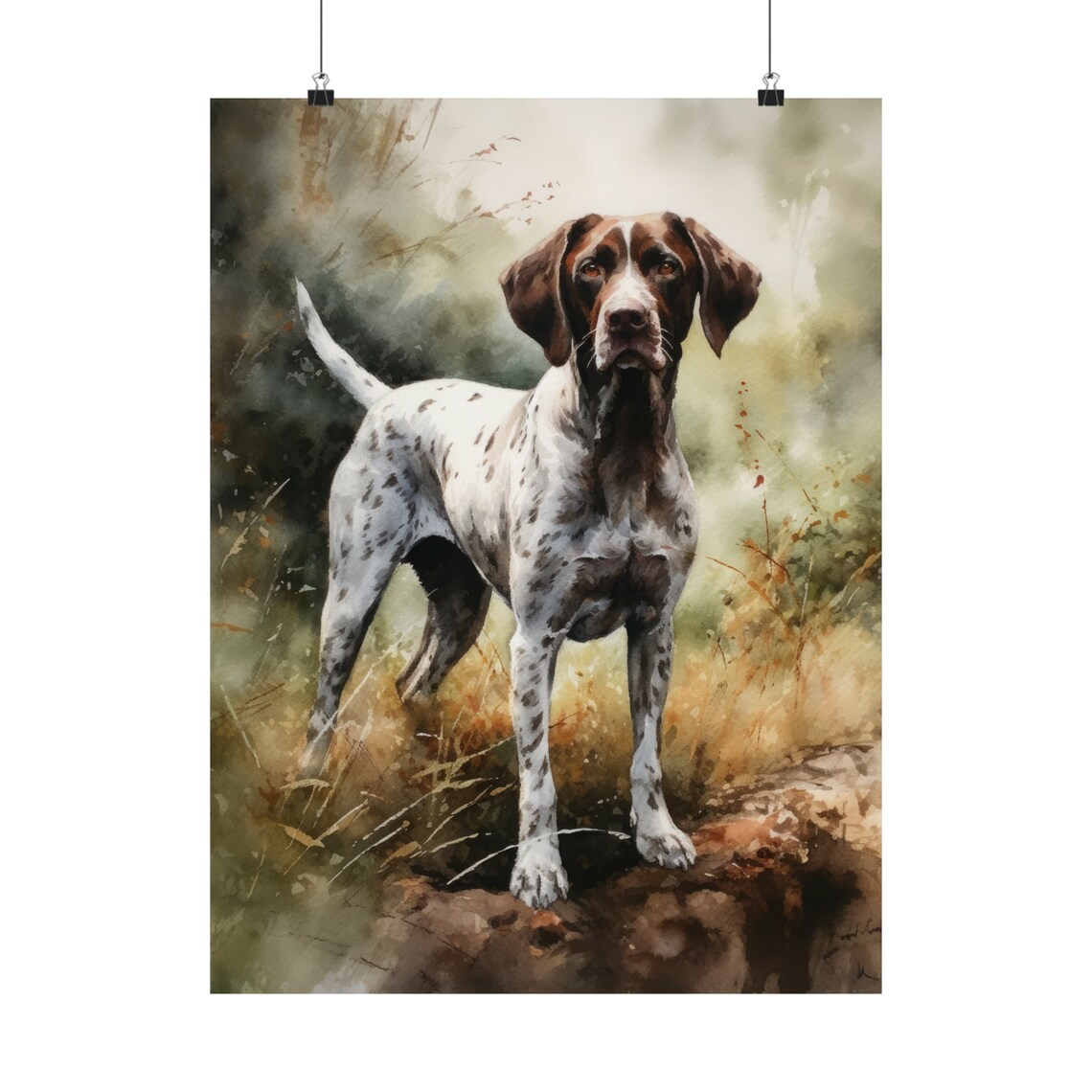 Pointer Dog Art Print Dog Wall Art Animal Art Print Animal Art Poster Dog Lover Gift Colorful Animal Wall Art Cool Dog Art - Image 5