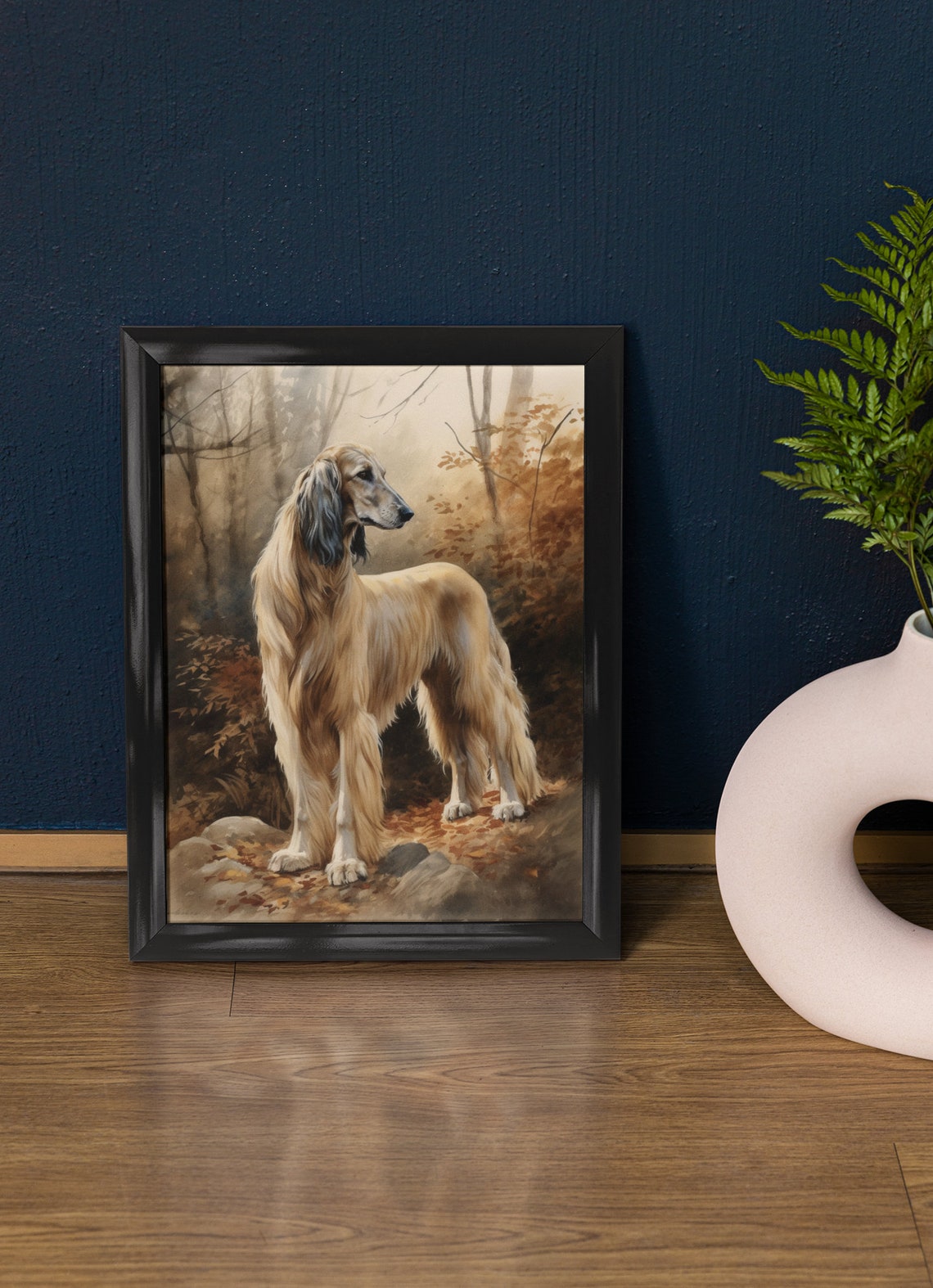 Afghan Hound Dog Art Print Dog Wall Art Animal Art Print Animal Art Poster Dog Lover Gift Colorful Animal Wall Art Cool Dog Art
