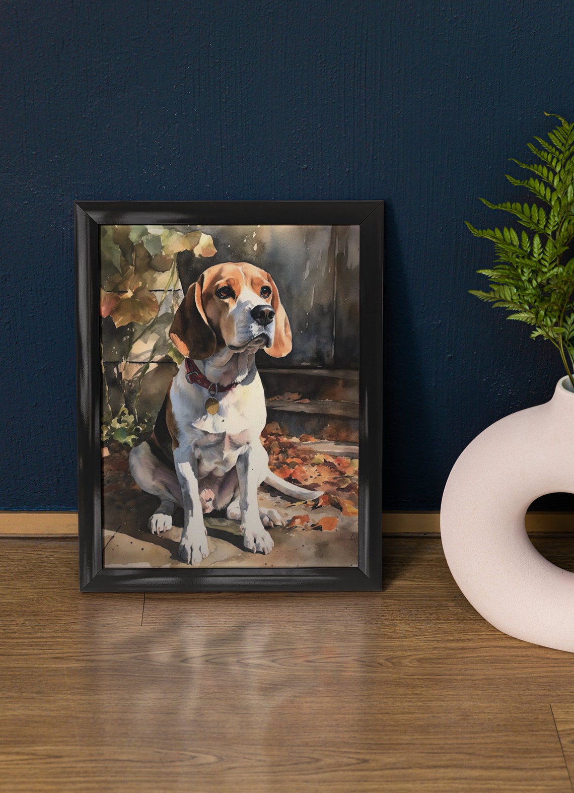 Beagle Dog Art Print Dog Wall Art Animal Art Print Animal Art Poster Dog Lover Gift Colorful Animal Wall Art Cool Dog Art