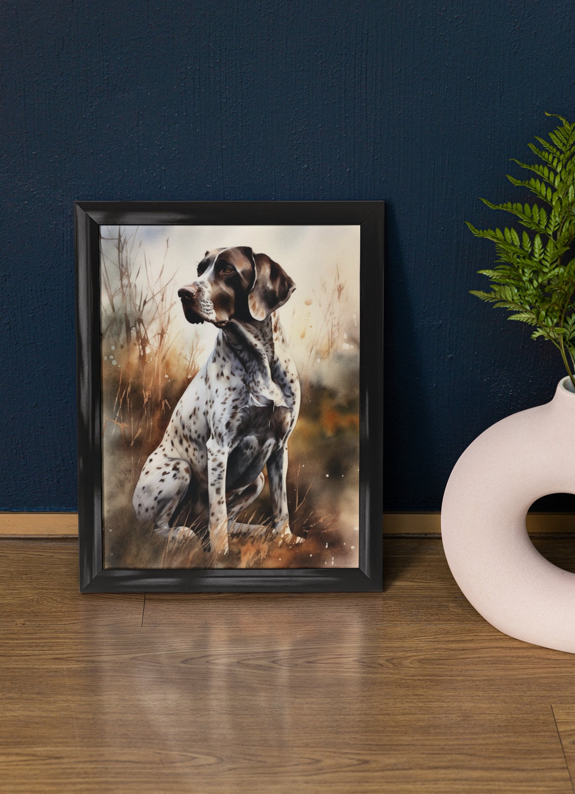 Pointer Dog Art Print Dog Wall Art Animal Art Print Animal Art Poster Dog Lover Gift Colorful Animal Wall Art Cool Dog Art