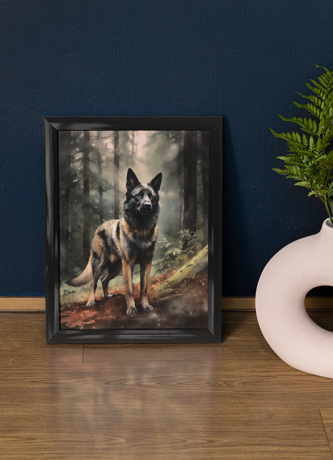 Norwegian Elkhound Dog Art Print Dog Wall Art Animal Art Print Animal Art Poster Dog Lover Gift Colorful Animal Wall Art Cool Dog Art