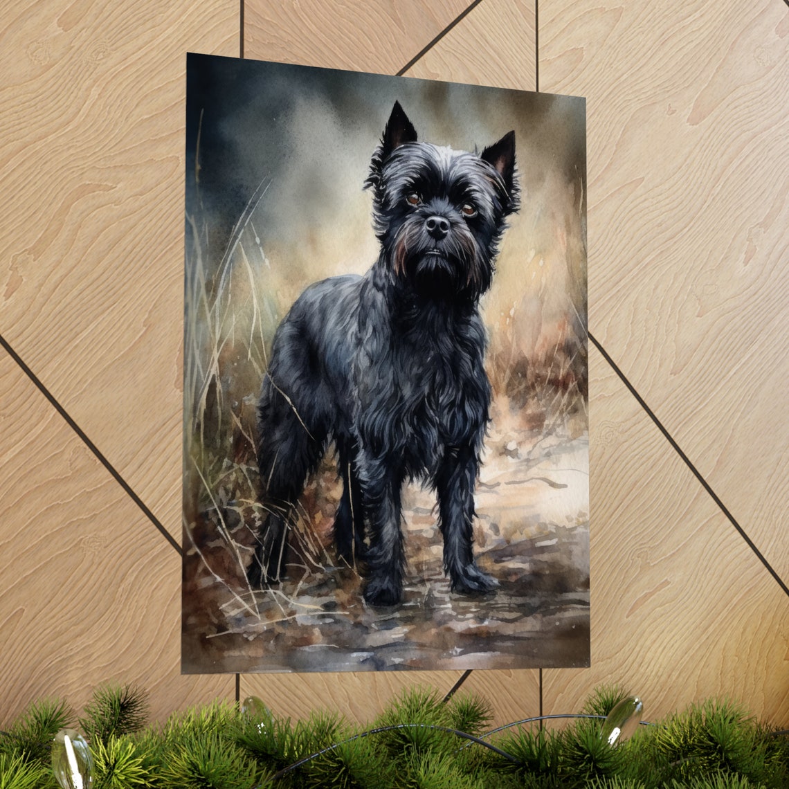 Affenpinscher Dog Art Print Dog Wall Art Animal Art Print Animal Art Poster Dog Lover Gift Colorful Animal Wall Art Cool Dog Art - Image 2