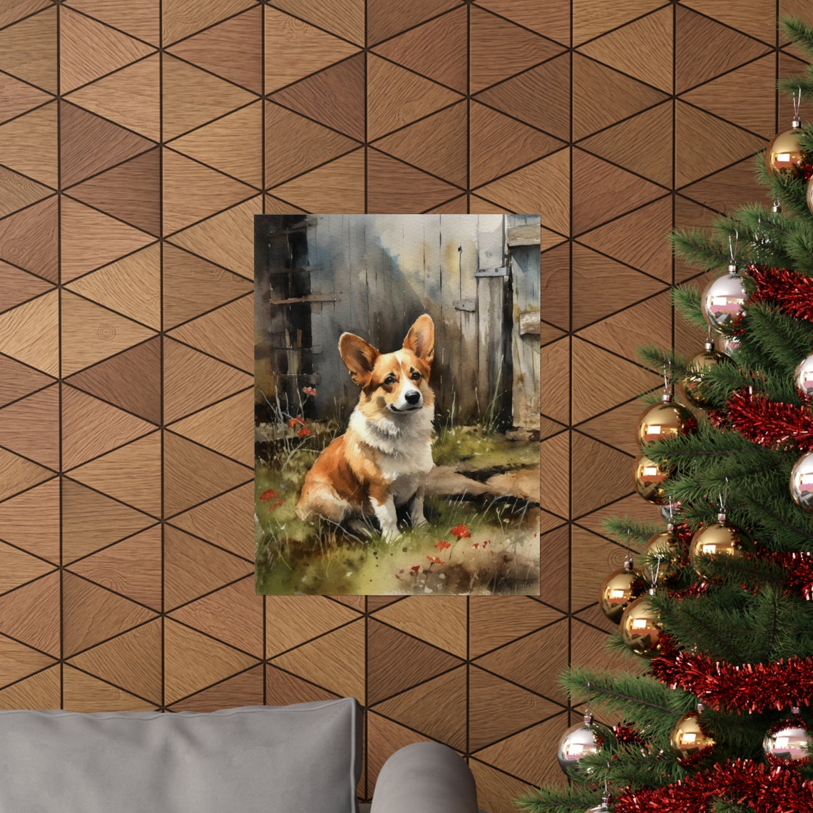 Pembroke Welsh Corgi Dog Art Print Dog Wall Art Animal Art Print Animal Art Poster Dog Lover Gift Colorful Animal Wall Art Cool Dog - Image 3