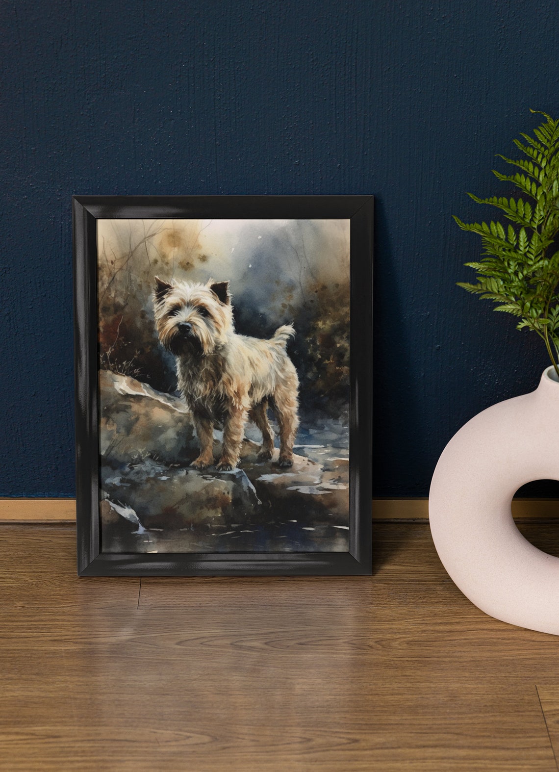 Glen Of Imaal Terrier Dog Art Print Dog Wall Art Animal Art Print Animal Art Poster Dog Lover Gift Colorful Animal Wall Art Cool Dog