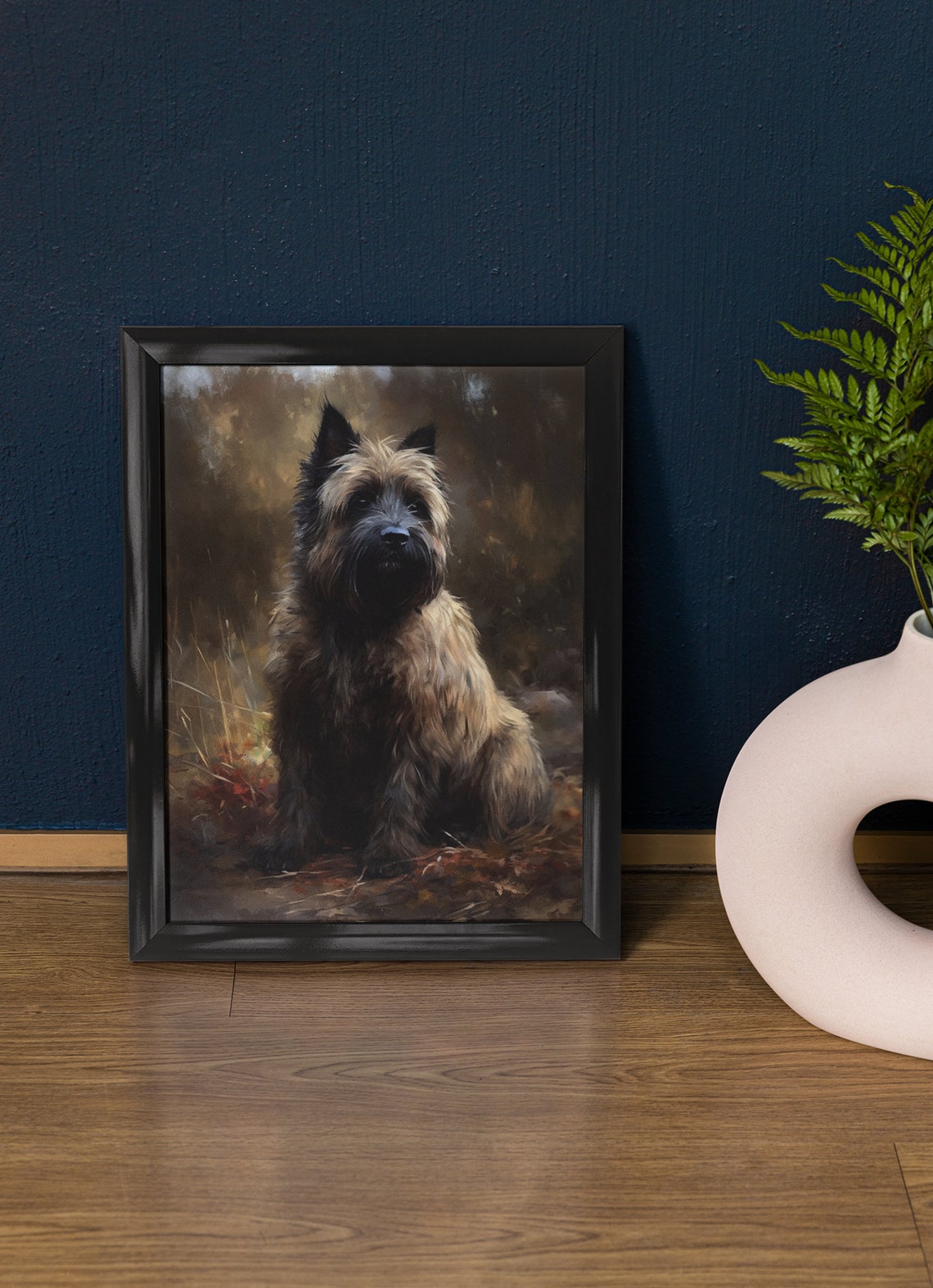 Briard Dog Art Print Dog Wall Art Animal Art Print Animal Art Poster Dog Lover Gift Colorful Animal Wall Art Cool Dog Art